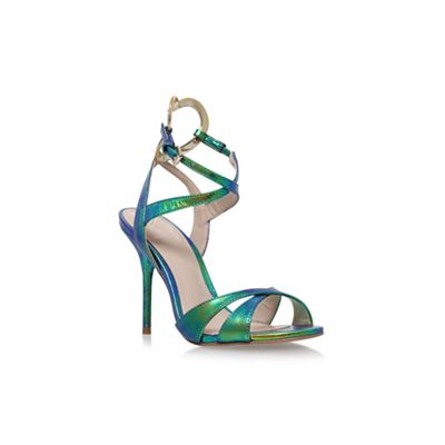 Green jina high heel sandals